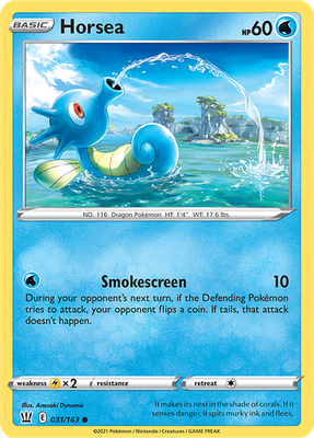 SWSH Battle Styles 031/163 Horsea Reverse Holo