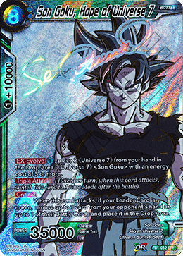 DBS The Tournament of Power TB1-052 Son Goku, Hope of Universe 7 (SPR)