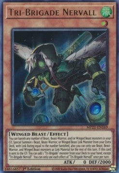 Yu-Gi-Oh! 2021 Tin of Ancient Battles Mega Pack MP21-EN169 Tri-Brigade Nervall Ultra Rare