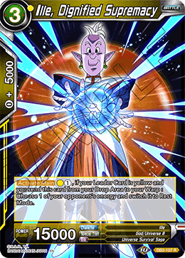 DBS Draft Box 5: Divine Multiverse DB2-107 Ille, Dignified Supremacy Foil