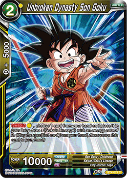 DBS Colossal Warfare BT4-079 Unbroken Dynasty Son Goku