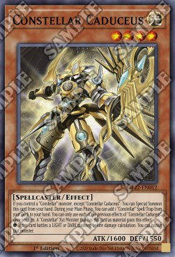 Yu-Gi-Oh! 2022 Tin of the Pharaoh's Gods Mega Pack MP22-EN012 Constellar Caduceus