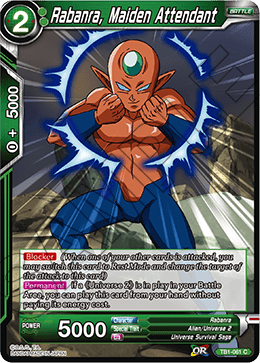 DBS The Tournament of Power TB1-061 Rabanra, Maiden Attendant