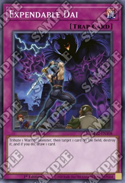 Yu-Gi-Oh! 2022 Tin of the Pharaoh's Gods Mega Pack MP22-EN108 Expendable Dai
