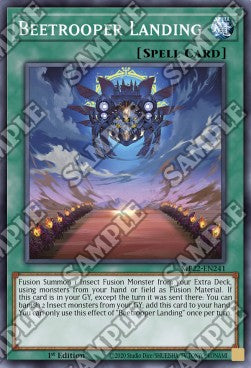 Yu-Gi-Oh! 2022 Tin of the Pharaoh's Gods Mega Pack MP22-EN241 Beetrooper Landing