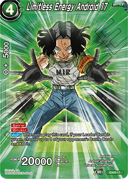 DBS Expansion Set 03: Ultimate Box EX03-17 Limitless Energy Android 17 Foil