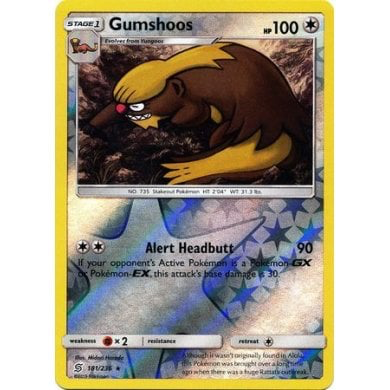 SM Unified Minds 181/236 Gumshoos Reverse Holo