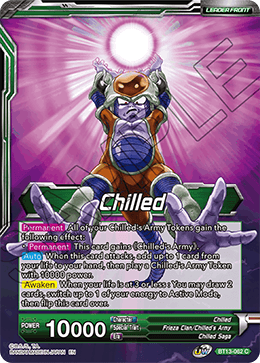 DBS Supreme Rivalry BT13-062 Chilled (Leader)