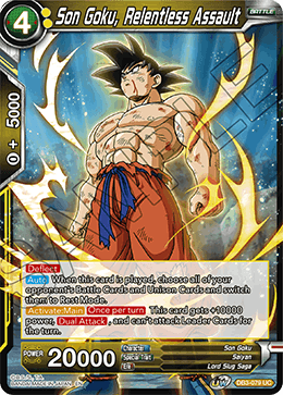DBS Draft Box 6: Giant's Force DB3-079 Son Goku, Relentless Assault
