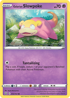 SWSH Battle Styles 054/163 Galarian Slowpoke