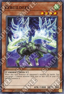 Yu-Gi-Oh! Burst of Destiny BODE-EN094 Rebuildeer