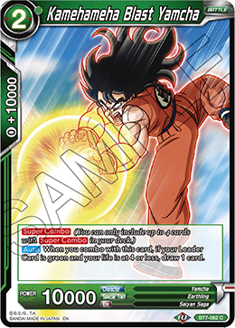 DBS Assault of the Saiyans BT7-062 Kamehameha Blast Yamcha