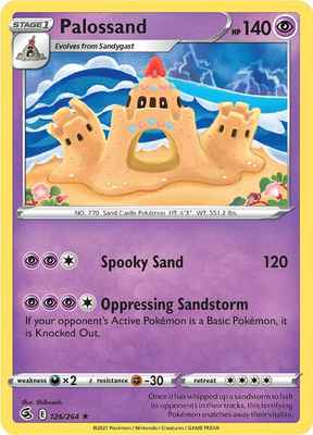 SWSH Fusion Strike 126/264 Palossand Reverse Holo