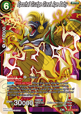 DBS Colossal Warfare BT4-016 Epochal Grudge Great Ape Baby (SR)