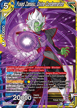 DBS Realm of the Gods BT16-130 Fused Zamasu, Divine Condemnation