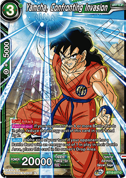 DBS Saiyan Showdown BT15-077 Yamcha, Confronting Invasion Foil