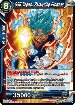 DBS Rise of the Unison Warrior BT10-045 SSB Vegito, Paralyzing Prowess Foil