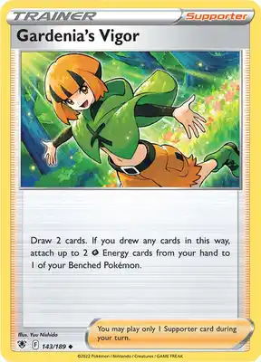 SWSH Astral Radiance 143/189 Gardenia's Vigor Reverse Holo