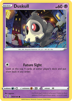 SWSH Vivid Voltage 069/185 Duskull