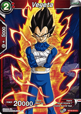 DBS Realm of the Gods BT16-013 Vegeta