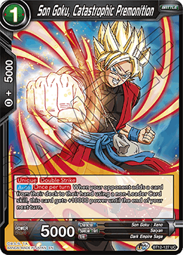 DBS Vicious Rejuvenation BT12-127 Son Goku, Catastrophic Premonition Foil