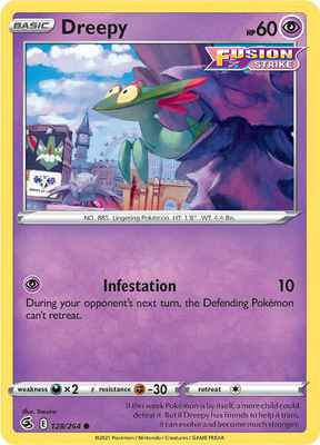 SWSH Fusion Strike 128/264 Dreepy