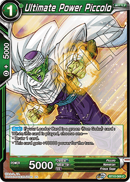 DBS Rise of the Unison Warrior BT10-069 Ultimate Power Piccolo