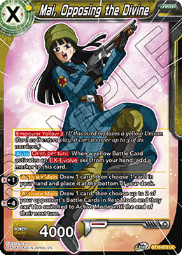 DBS Realm of the Gods BT16-073 Mai, Opposing the Divine
