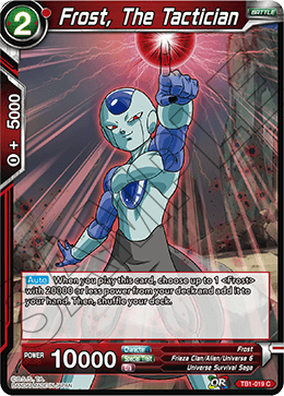 DBS The Tournament of Power TB1-019 Frost, The Tactician