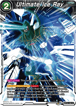 DBS Saiyan Showdown BT15-140 Ultimate Ice Ray Foil