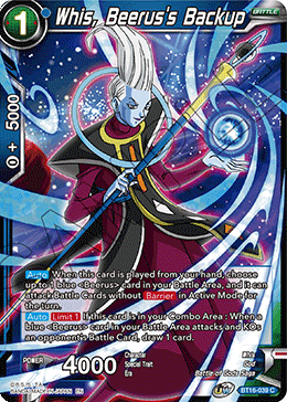 DBS Realm of the Gods BT16-039 Whis, Beerus's Backup