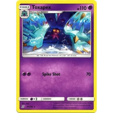 SM Unified Minds 097/236 Toxapex Reverse Holo