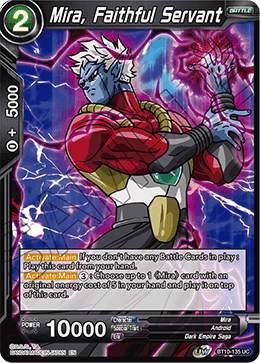 DBS Rise of the Unison Warrior BT10-135 Mira, Faithful Servant Foil