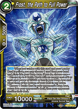 DBS Assault of the Saiyans BT7-087 Frost, the Path to Full Power