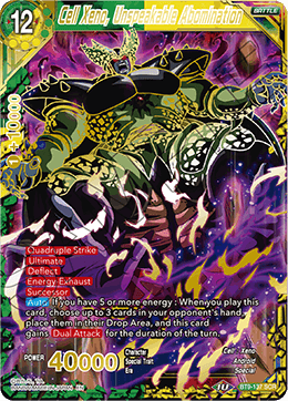 DBS Universal Onslaught BT9-137 Cell Xeno, Unspeakable Abomination (SCR)