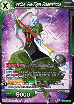 DBS Realm of the Gods BT16-049 Vados, Pre-Fight Preparations Foil