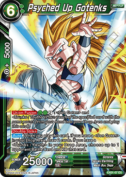 DBS Expansion Set 01: Mighty Heroes EX01-07 Psyched Up Gotenks Foil