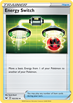SWSH Sword and Shield 162/202 Energy Switch