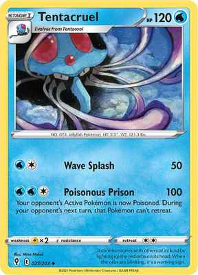 SWSH Evolving Skies 027/203 Tentacruel