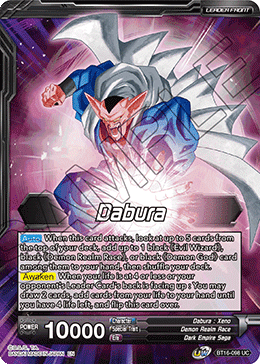 DBS Realm of the Gods BT16-098 Dabura / Demon God Dabura, Diabolical Awakening (Leader)