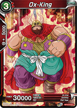 DBS Rise of the Unison Warrior BT10-018 Ox-King Foil