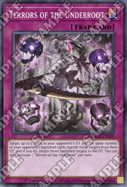 Yu-Gi-Oh! 2022 Tin of the Pharaoh's Gods Mega Pack MP22-EN109 Terrors of the Underroot