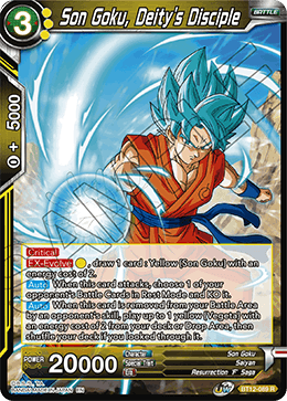 DBS Vicious Rejuvenation BT12-089 Son Goku, Deity's Disciple Foil