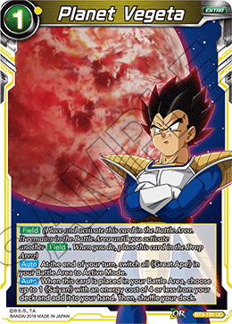 DBS Cross Worlds BT3-105 Planet Vegeta