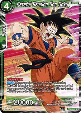 DBS World Martial Arts Tournament TB2-035 Fateful Reunion Son Goku Foil