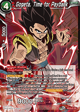 DBS Expansion Set 15: Battle Enhanced EX15-01 Gogeta, Time for Payback