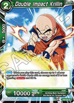 DBS World Martial Arts Tournament TB2-041 Double Impact Krillin Foil