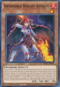 Yu-Gi-Oh! 2021 Tin of Ancient Battles Mega Pack MP21-EN108 Infernoble Knight Astolfo