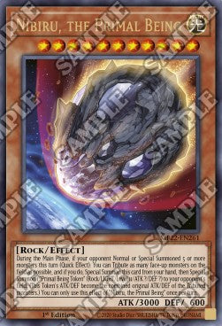 Yu-Gi-Oh! 2022 Tin of the Pharaoh's Gods Mega Pack MP22-EN261 Nibiru, the Primal Being Ultra Rare