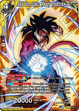 DBS Realm of the Gods BT16-146 SS4 Son Goku, Ready to Strike